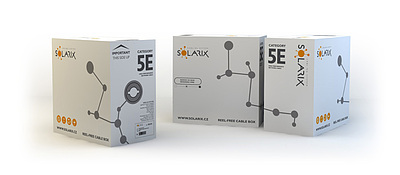 Produkt Kabel instalacyjny Solarix CAT5E UTP PE F<sub>ca</sub> zewnętrzny żelowany box 305 m SXKD-5E-UTP-PEG - Solarix - Kable instalacyjne
