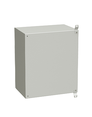 Produkt Naścienna szafa zewnętrzna LC-20 15U 600x500 drzwi blaszane 3 - punktowy zamek LC-20-15U-65-22-G - Solarix - Zewnetrzne z wyższym IP
