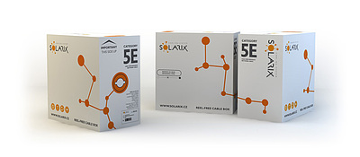 Produkt Kabel instalacyjny Solarix CAT5E FTP PE F<sub>ca</sub> zewnętrzny box 305 m SXKD-5E-FTP-PE - Solarix - Kable instalacyjne