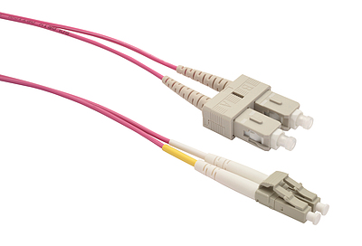 Produkt Patchcord Solarix 50/125 LCpc/SCpc MM OM4 1m duplex SXPC-LC/SC-PC-OM4-1M-D - Solarix - Patchcordy