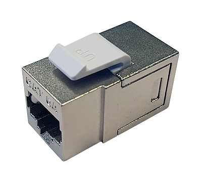 Produkt Łącznik panelowy CAT6A STP 8p8c RJ45/RJ45 KRJ45/6AS-SH - Solarix - Łączniki