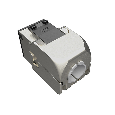 Produkt Samozaciskowy keyston Solarix CAT5E STP SXKJ-5E-STP-RAL-SA, moduły RAL FIT, GROUND LOCK - Solarix - Keystony