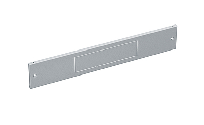 Produkt Panel cokołu szafy, długość 800 mm, z otworem, wysokość 100 mm, kolor RAL7035 - Solarix - Akcesoria