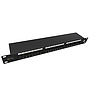 Produkt 19" patch panel Solarix 24 x RJ45 CAT5E STP 1U SX24-5E-STP-BK-N - Solarix - Patch panele