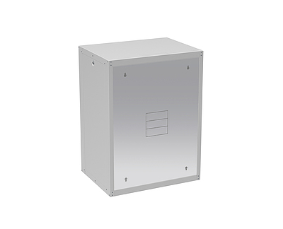 Produkt Szafa naścienna GrandN DUO 16U 450mm, drzwi szklane, RAL 7035, GrandND-16U-645-11-G - Solarix - Naścienne 19"