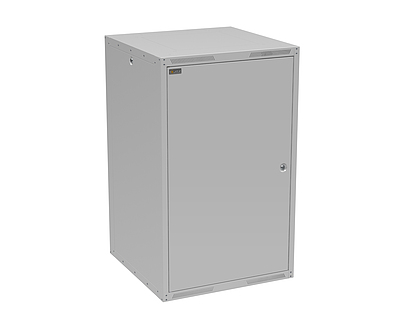 Produkt Szafa naścienna GrandN DUO 20U 600mm,drzwi blaszane, RAL 7035, GrandND-20U-66-21-G - Solarix - Naścienne 19"