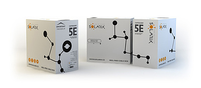 Produkt Kabel instalacyjny Solarix CAT5E UTP PE F<sub>ca</sub> zewnętrzny box 305m SXKD-5E-UTP-PE - Solarix - Kable instalacyjne