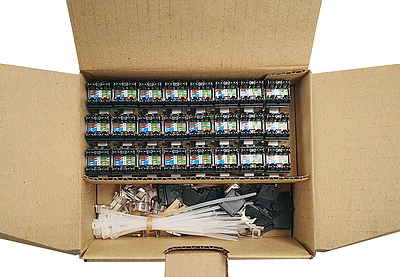 Produkt MULTIPACK 24 szt - keystony Solarix CAT5E STP RJ45 czarny SXKJ-5E-STP-BK-NA - Solarix - Keystony