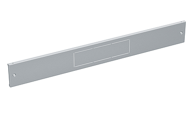 Produkt Panel cokołu szafy, długość 1000 mm, z otworem, wysokość 100 mm, kolor RAL7035 - Solarix - Akcesoria