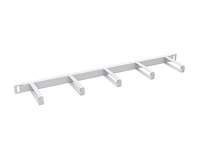 Produkt Organizer kabla 19" 0,5U RAL 7035 metalowy VP-06-05-00-G - Solarix - Akcesoria 19"
