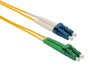Produkt Patchcord światłowodowy 9/125 LCapc/LCupc SM OS 3m duplex SXPC-LC/LC-APC/UPC-OS-3M-D - Solarix - Patchcordy