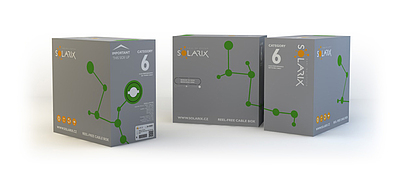 Produkt Kabel instalacyjny Solarix CAT6 UTP PVC E<sub>ca</sub> 305m/box SXKD-6-UTP-PVC - Solarix - Kable instalacyjne
