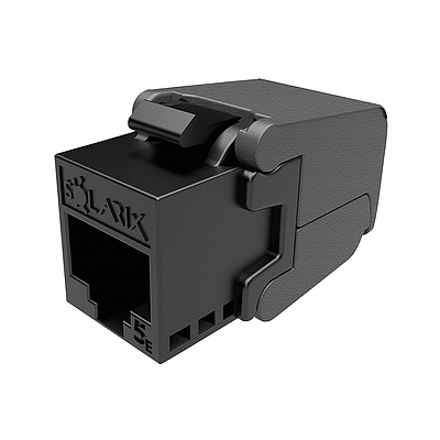 Produkt Samozaciskowy keystone Solarix CAT5E UTP RJ45 SXKJ-5E-UTP-BK-SA - Solarix - Keystony