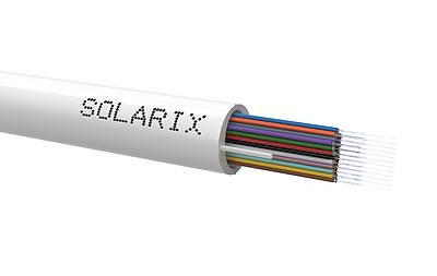 Produkt Riser kabel Solarix 24wł 9/125 E<sub>ca</sub> biały SXKO-RISER-24-OS-LSOH-WH - Solarix - Światłowody