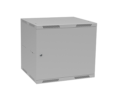 Produkt Szafa naścienna SENSA LITE 9U 450mm, składana, blacha drzwiowa, RAL 7035 SENSA-L-9U-545-21-G - Solarix - Naścienne 19"