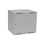 Produkt Szafa naścienna SENSA LITE 9U 450mm, składana, blacha drzwiowa, RAL 7035 SENSA-L-9U-545-21-G - Solarix - Naścienne 19"