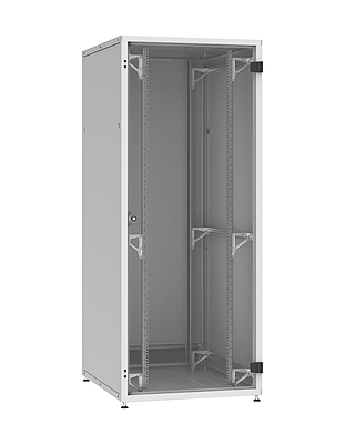 Produkt Szafa LC-50 42U, 800x1000 RAL 7035, szklane drzwi - Solarix - Stojące 19"