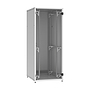 Produkt Szafa LC-50 42U, 800x1000 RAL 7035, szklane drzwi - Solarix - Stojące 19"