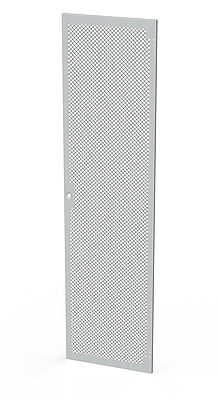 Produkt Drzwi metalowe do LC-50, 45U, szerokość 600 mm, perforowane, kolor RAL 7035, zamek 1-punktowy - Solarix - Akcesoria