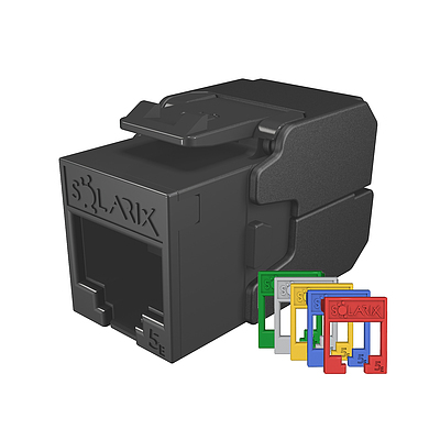 Produkt Samozaciskowy keystone Solarix CAT5E UTP SXKJ-5E-UTP-RAL-SA, moduły RAL FIT, SECURE CAP - Solarix - Keystony