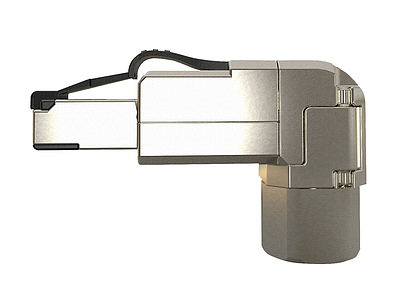 Produkt Konektor MPTL 90° RJ45 CAT6A STP samozaciskowy SXRJ45-6A-STP-BK-SA-U - Solarix - Konektory