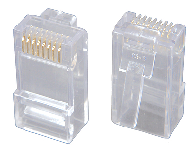 Produkt Konektor RJ45 CAT5E UTP 8p8c nieekranowany na linkę KRJ45/5 - Solarix - Konektory