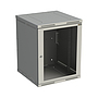 Produkt Szafka naścienna nitowana SENSA 15U 600mm, drzwi przeszklone, RAL 7035, SENSA-15U-66-11-G - Solarix - Naścienne 19"