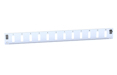 Produkt Panel przełącznicy ALU na 12 adapterów SC duplex - Solarix - Przełącznice światłowodowe