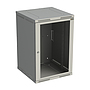 Produkt Szafka naścienna nitowana SENSA 18U 600mm, drzwi przeszklone, RAL 7035, SENSA-18U-66-11-G - Solarix - Naścienne 19"