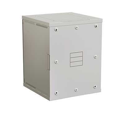 Produkt Szafka naścienna nitowana SENSA 15U 600mm, drzwi blaszane, RAL 7035, SENSA-15U-66-21-G - Solarix - Naścienne 19"