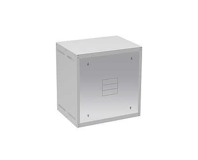 Produkt Szafa naścienna GrandN 12U 450mm,drzwi szkalne, RAL 7035, GrandN-12U-645-11-G - Solarix - Naścienne 19"