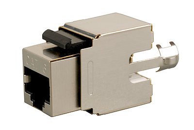 Produkt Zaciskany keystone Solarix CAT6 STP RJ45 SXKJ-6-STP-BK - Solarix - Keystony