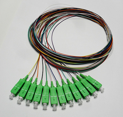 Produkt Pigtail 9/125 SCapc SM OS 2m, 12szt- kolory SXPI-SC-APC-OS-2M-12PCK - Solarix - Pigtaile