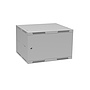 Produkt Szafa naścienna składana SENSA LITE 6U 450mm, drzwi blaszane, RAL 7035, SENSA-L-6U-545-21-G - Solarix - Naścienne 19"