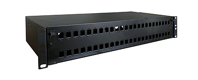 Produkt Panel przełącznicy 2U na 72 adaptery SC simplex BK - Solarix - Przełącznice światłowodowe