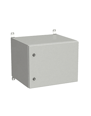 Produkt Naścienna szafa zewnętrzna LC-20 9U 600x500 drzwi blaszane 2x1 - punktowy zamek LC-20-9U-65-21-G - Solarix - Zewnetrzne z wyższym IP