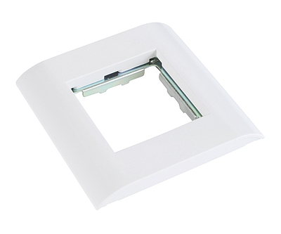 Produkt Moduł French style Solarix 22,5 x 45mm na 1 keystone kątowy biały SXF-M-1-45-WH-U - Solarix - Gniazdka