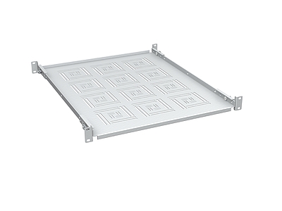 Produkt Półka 19" 1U 550mm RAL 7035 mocowana do przednich i tylnich szyn UP-15-G - Solarix - Akcesoria 19"