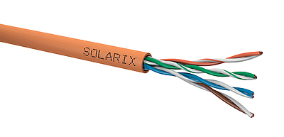 Produkt Instalacyjny  kabel Solarix CAT5E UTP LSOHFR B2<sub>ca</sub>-s1,d0,a1 305m/box SXKD-5E-UTP-LSOHFR-B2ca - Solarix - Kable instalacyjne
