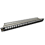 Produkt 19" modularny nieobłożony patch panel Solarix 24 porty 1U SX24M-0-STP-BK-UNI-N - Solarix - Patch panele