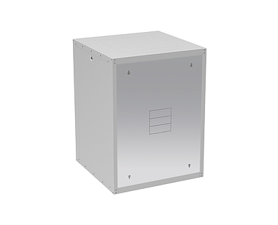 Produkt Szafa naścienna GrandN DUO 16U 600mm,drzwi blaszane, RAL 7035,GrandND-16U-66-21-G - Solarix - Naścienne 19"