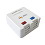 Produkt Gniazdo modularne Solarix na 2 keystony  na tynk SXMO-2-0-WH - Solarix - Gniazdka
