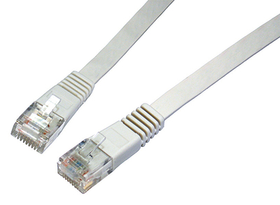 Produkt Patchcord płaski CAT6 UTP LSOH 10m szary non-snag-proof C6-111GY-10MB - Solarix - Patchcordy płaskie