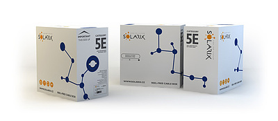 Produkt Kabel instalacyny CAT5E FTP PVC E<sub>ca</sub> 305m/box SXKD-5E-FTP-PVC - Solarix - Kable instalacyjne
