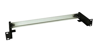 Produkt Szyna DIN z uchwytem do szaf 19", 1U czarna RAL 9005 - Solarix - Akcesoria 19"