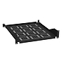 Produkt Półka 19" 1U 550mm BK mocowana do przednich i tylnich szyn UP-35-B - Solarix - Akcesoria 19"