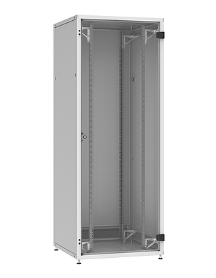 Produkt Szafa LC-50 45U, 800x800 RAL 7035, szklane drzwi - Solarix - Stojące 19"