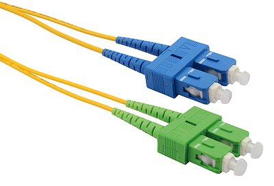 Produkt Patchcord światłowodowy 9/125 SCapc/SCupc SM OS 1m duplex SXPC-SC/SC-APC/UPC-OS-1M-D - Solarix - Patchcordy
