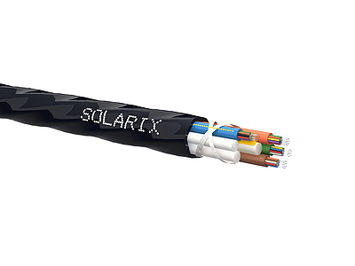 Produkt Kabel światłowodowy do wdmuchiwania MICRO Solarix 48wł 9/125 HDPE F<sub>ca</sub> czarny SXKO-MICRO-48-OS-HDPE - Solarix - Światłowody