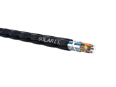 Produkt Kabel światłowodowy do wdmuchiwania MICRO Solarix 72wł 9/125 HDPE F<sub>ca</sub> czarny SXKO-MICRO-72-OS-HDPE - Solarix - Światłowody